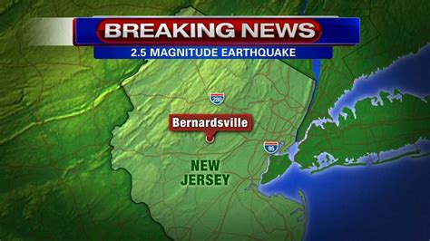 earthquake in nj today new jersey